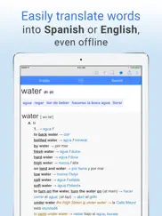 english-spanish dictionary. ipad images 1