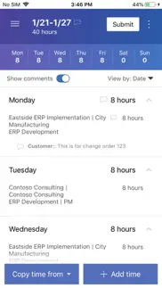 dynamics 365 project timesheet iphone images 3