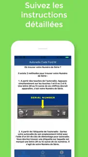 autoradio code for ford m iPhone Captures Décran 4