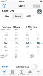 army fitness apft calculator iphone images 1