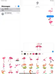flamingo birdy stickers ipad images 2