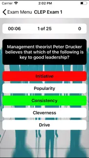 clep principles of management iphone images 3