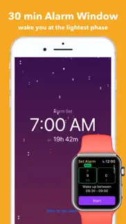 smart alarm clock for watch iPhone Captures Décran 3