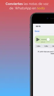 audio to text para whatsapp iphone capturas de pantalla 1