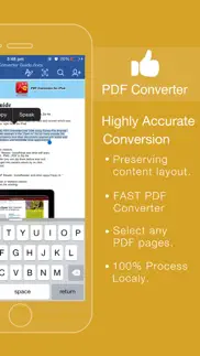 pdf converter - pdf to office iPhone Captures Décran 1