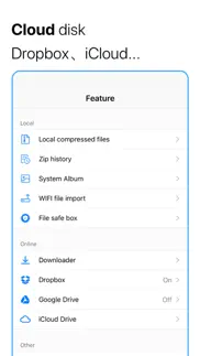 goodzip file manager and unzip iphone images 4