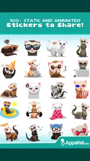 ferret pet emojis stickers app iphone images 2