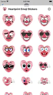 heartprint emoji stickers iphone images 3