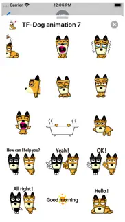 tf-dog animation 7 stickers iphone images 3