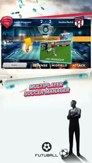 futuball - football manager iphone images 1