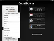 countdownr iPad Captures Décran 2