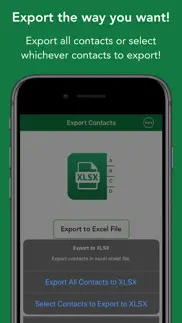 contacts to xlsx - excel sheet iPhone Captures Décran 2