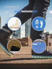 feet meter measure shoe size iPad Captures Décran 3