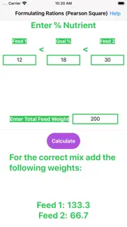 feed mix calculator iphone images 1