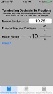 decimal to fraction plus iphone resimleri 1