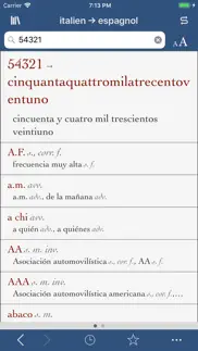 ultralingua espagnol-italien iPhone Captures Décran 3