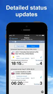 flight tracker pro suivre vol iPhone Captures Décran 1