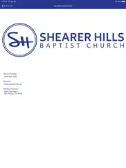 shearer hills baptist айпад изображения 4