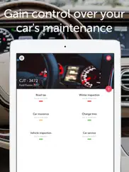 car assistant -service history iPad Captures Décran 1