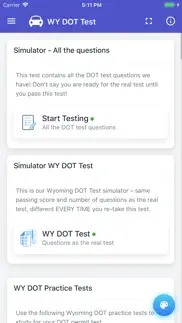 wyoming dot practice test iphone images 3