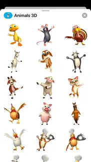 animal 3d stickers - emojis iphone images 2