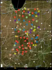 indiana mushroom forager map! ipad images 3