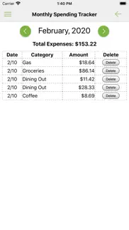 monthly spending tracker iphone images 2