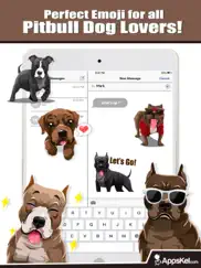 pit bull dogs emoji stickers ipad images 1