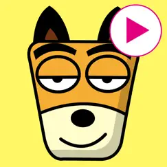 tf-dog animation 8 stickers logo, reviews