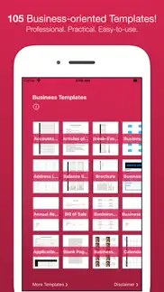 business templates for pages iphone images 1