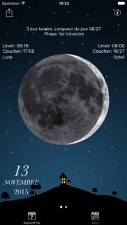calendrier phases de la lune iPhone Captures Décran 2