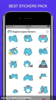 bugcat capoo stickers iphone images 1