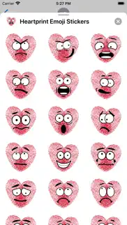 heartprint emoji stickers iphone images 2