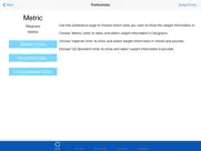 weight monitor iPad Captures Décran 3