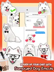 samoyed dog emoji sticker pack ipad images 3