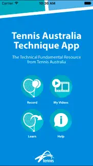 tennis australia technique app iphone bildschirmfoto 1