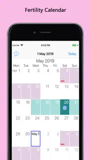 fertility & period tracker pro iphone images 1