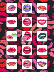 sexy lips flirting stickers ipad images 2
