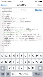 ftp client lite iphone capturas de pantalla 2