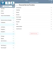 contacts by company ipad capturas de pantalla 3