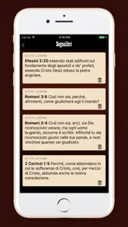 la sacra bibbia in italiano. iPhone Captures Décran 4