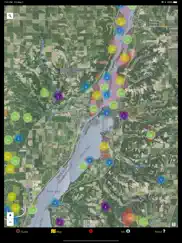 illinois mushroom forager map! ipad images 3