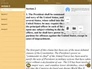 constitution of the u.s.a. iPad Captures Décran 3