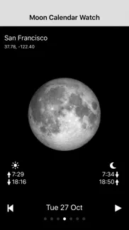 moon calendar watch iphone capturas de pantalla 3