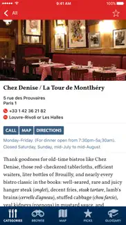 food lover’s guide to paris iPhone Captures Décran 2