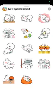 top spoiled rabbit stickers iphone images 3