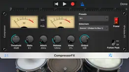 audio compressor auv3 plugin iPhone Captures Décran 2