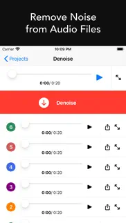 denoise audio - remove noise iphone bildschirmfoto 1