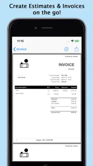 easy invoice pro - pdf export iphone images 1