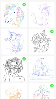 dot to dot to coloring iphone images 1